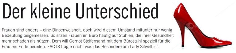 SITWELL STEIFENSAND – Frauen sitzen anders