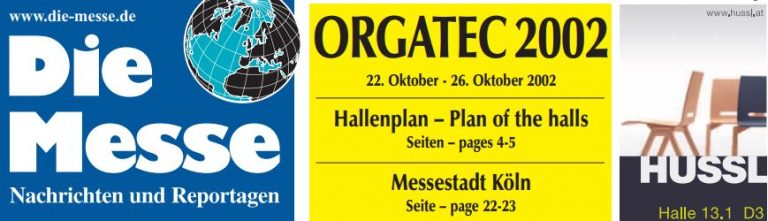 ORGATEC 2002 Weltneuheit Lady Sitwell der weltweit erste Bürostuhl für die Frau aus der SITWELL STEIFENSAND Ergonomie- und Sitzmanufaktur.