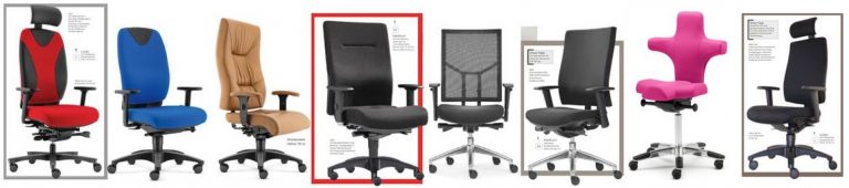 Ergonomische Bürostühle und ergonomische Arbeitsplätze